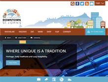 Tablet Screenshot of downtownstjohns.com